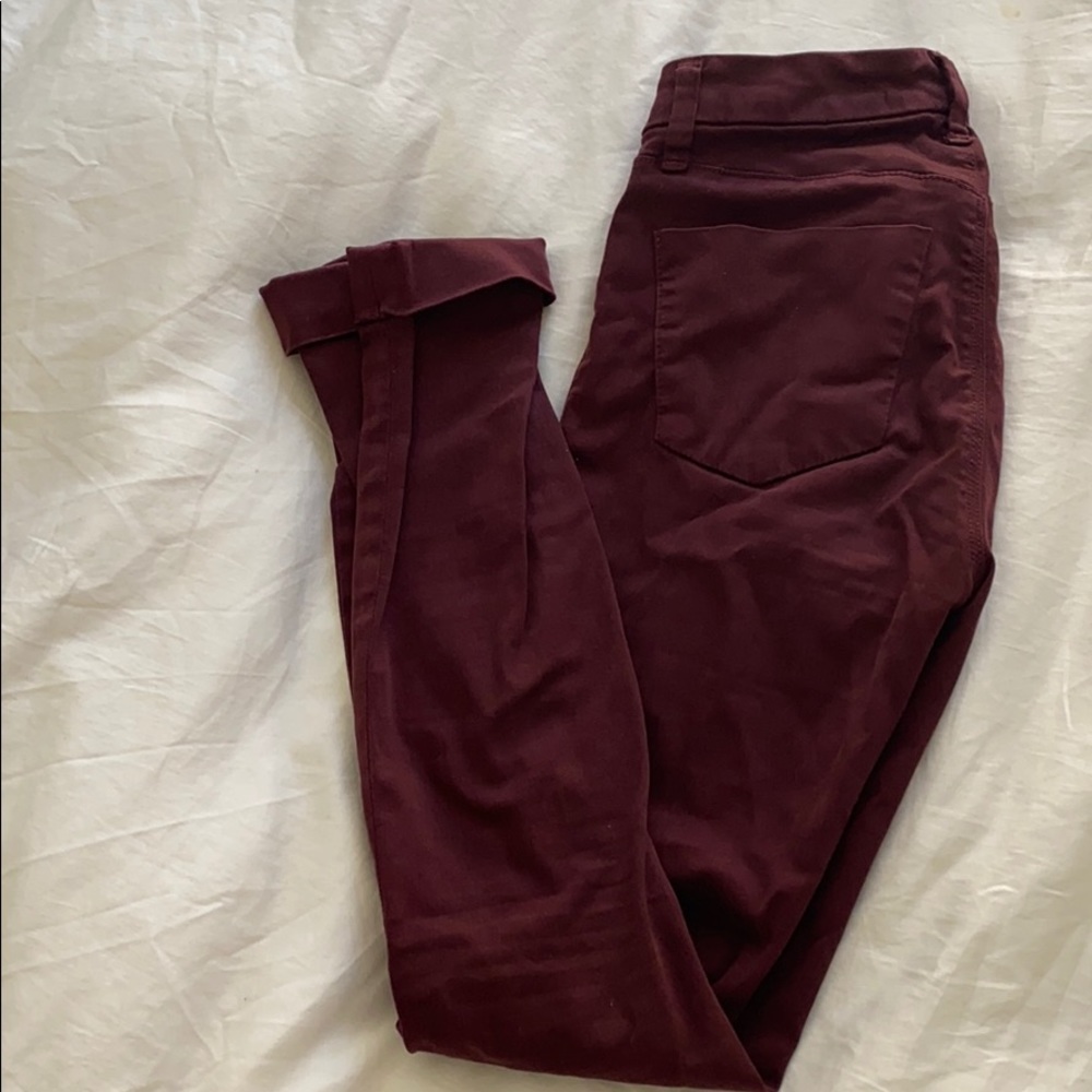 J Brand burgundy legging